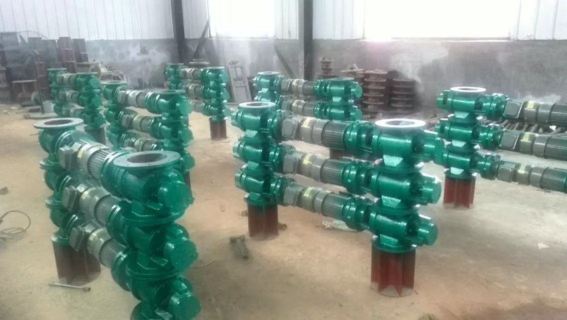 客戶訂購(gòu)的星型卸料器